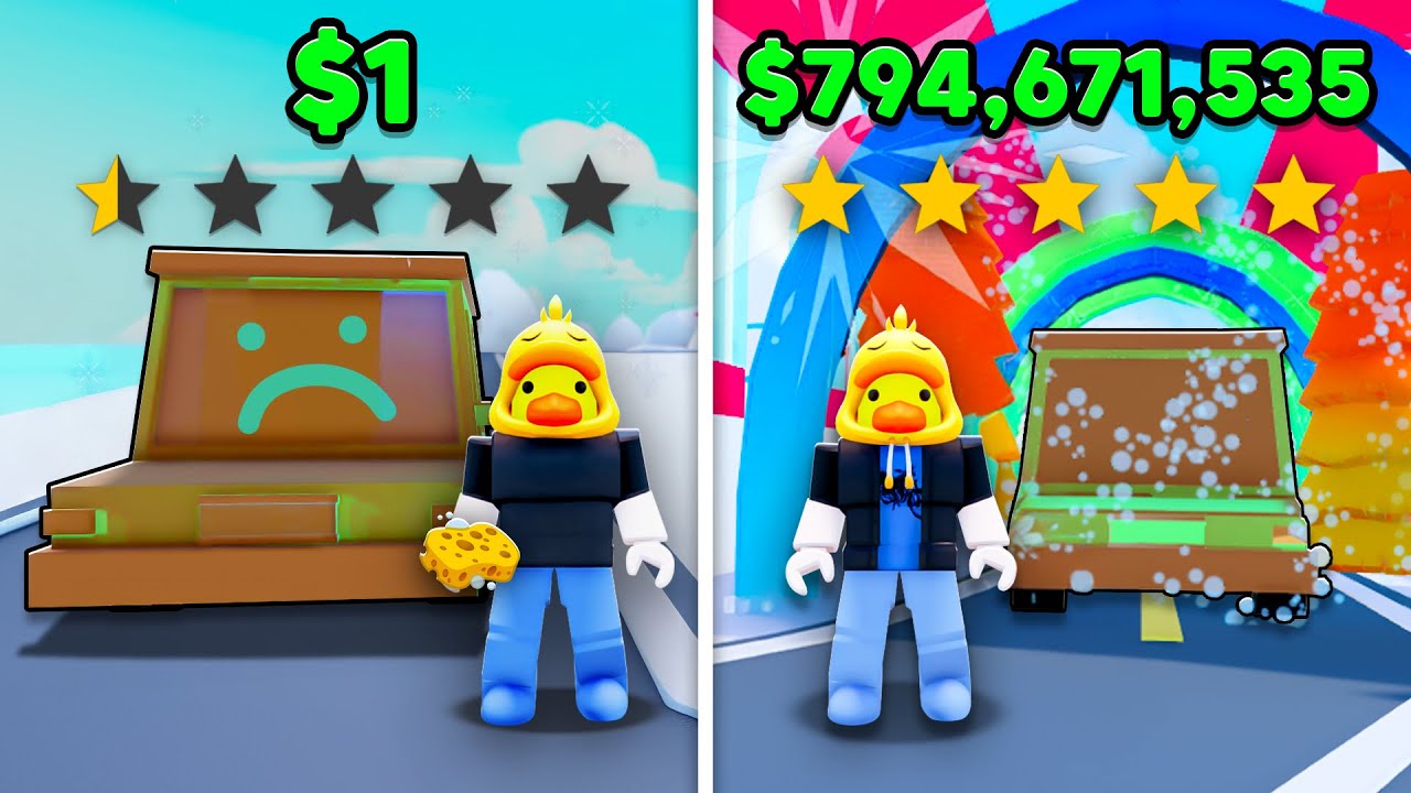 I Built MAX LEVEL Car Wash and Made $9,974,852 in Roblox!