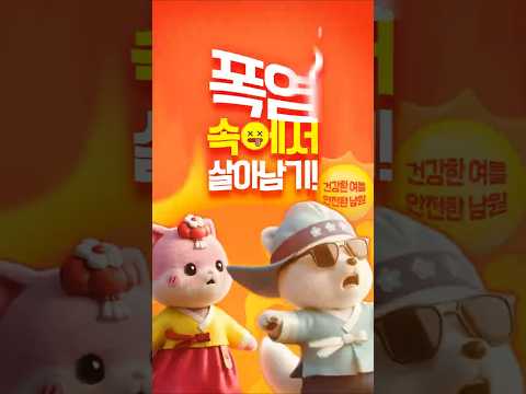 향이몽이가 알려주는 무더위 생존 수칙 #남원 #남원시 #향이몽이