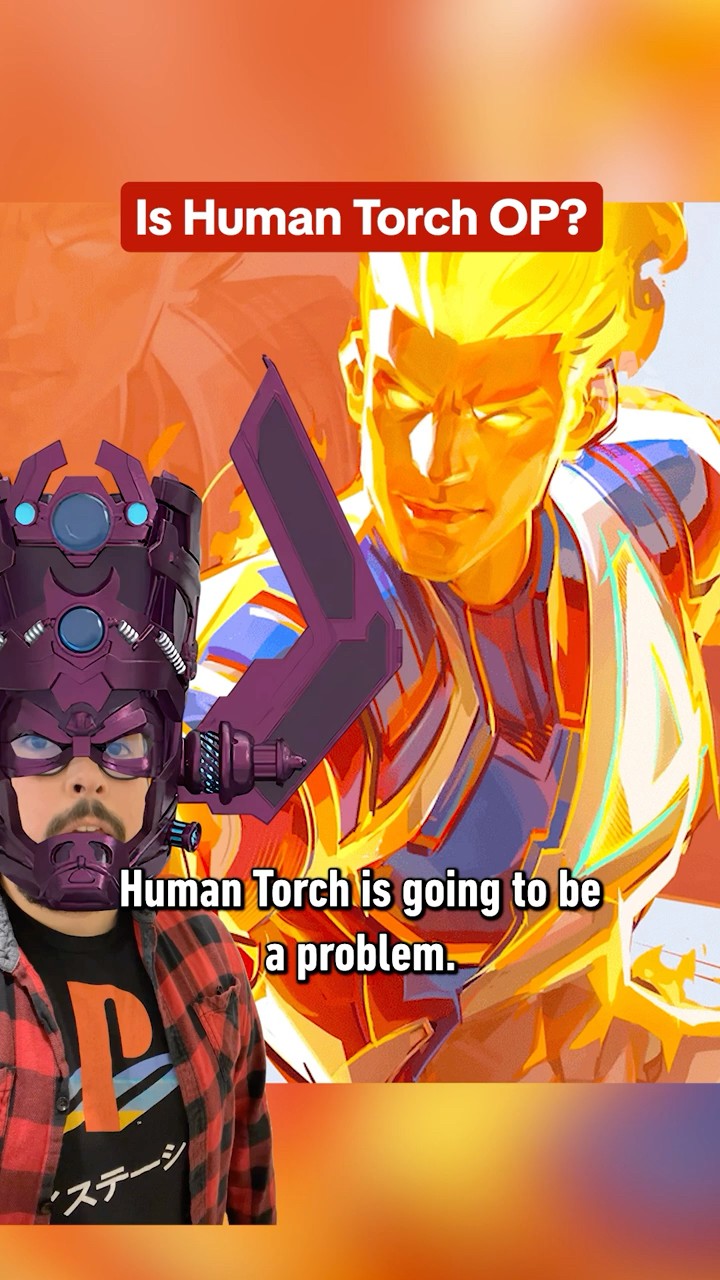 Marvel Rivals players are worried about Human Torch being too OP! #marvelrivals #humantorch #gaming