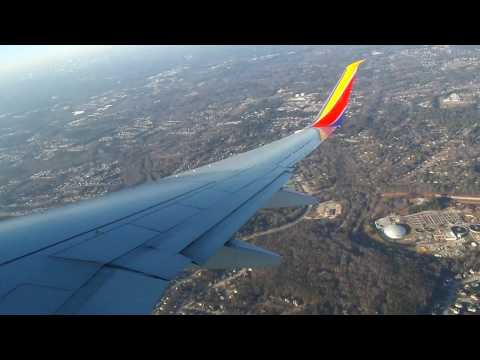 Southwest Airlines 737-8H4 Landing in Atlanta Hartsfield/Jackson