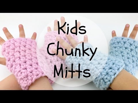 Video Toddler Fingerless Mittens Free Pattern