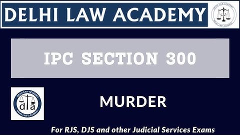 IPC Section 300 MURDER #judiciarypreparation #judiciaryexam #rjs