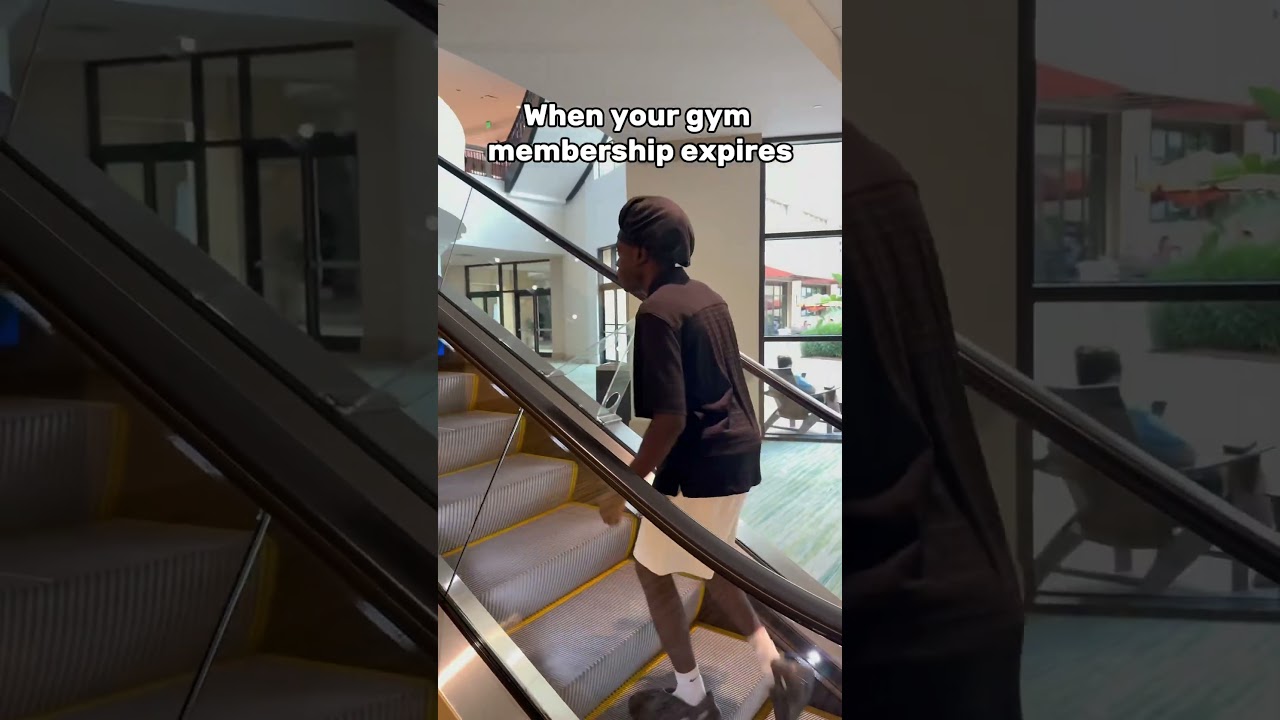 When your gym membership expires 😂