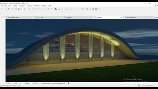 Archicad Rendering How to Setting the lamp in archicad 22