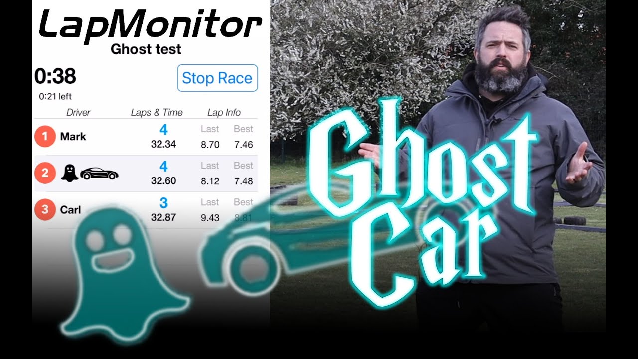 RC CAR Ghost car Feature with LapMonitor