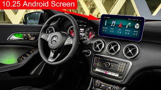 10.25' Android Screen Installation for Mercedes A Class W176 CLA GLA