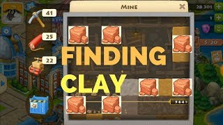 Township Level 58 - How to Find Clay from Mine township