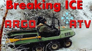 Ultimative Argo Trip: ATV breaks in ice! #offroad #4x4 #offroaderlife #icebreaking #icebreaker