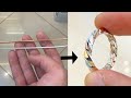 Making a ring from Copper and Silver Wire! | Jewellery Making | How it’s Made | 4K Video