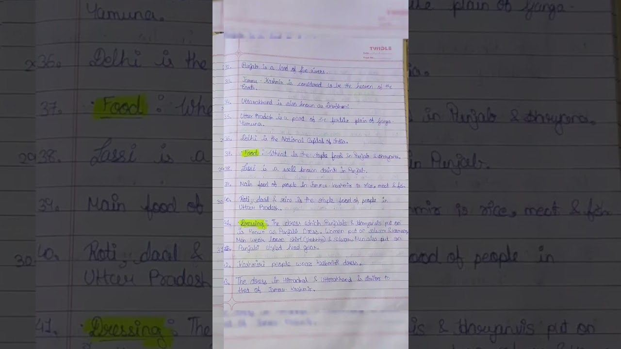 Social Science standard-9 chapter-19 India:Human Life points (GSEB BOARD) 