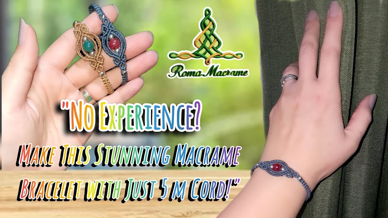 Unique Gift Idea ❤️ Easy Macrame Bracelet Tutorial for Beginners