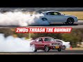 Supercharged M3 , Wild RX-3 , LS-Swapped S15 and More Tough 2WDs hit Runway Thrash 2023