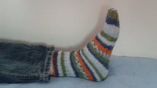 Einfache Socken Ohne Ferse Stricken Anleitung Youtube