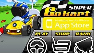Super GoKart iPhone App Review - GAMEPLAY screenshot 3