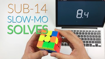 Slow-Mo Walkthrough Solves [CFOP Sub-14]