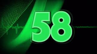 COUNTDOWN 60 sec ( v 264 ) Timer with Sound Effects HD 4k