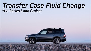TRANSFER CASE Fluid Change 100 Series Land Cruiser - Quick & Easy