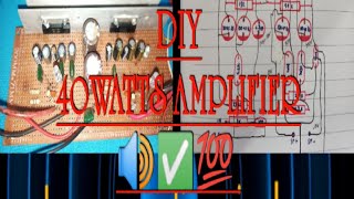 Diy Circuit diagram an7164 amplifier made by junwenz diy mixvlog project.....