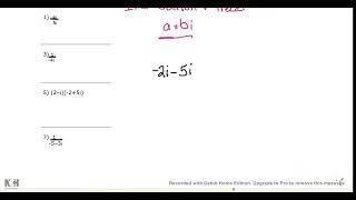 Complex Numbers on TI 84 video