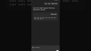 chatgpt answered suki 1000 times #shorts #aradhana