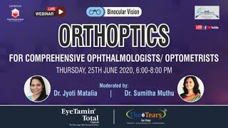 BINOCULAR VISION I ORTHOPTICS  I 25th JUNE 2020