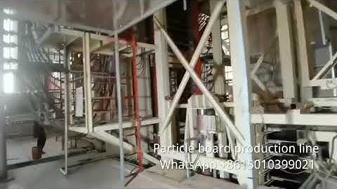 How to make particle board/chipboard? Full automatic Reed particleboard production line
