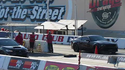 2017 Subaru STI vs 5.0 Mustang