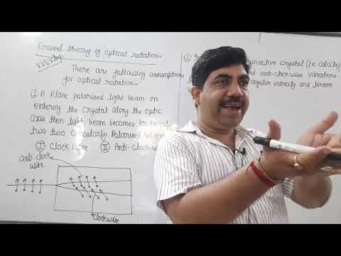 fresnel theory of optical roration