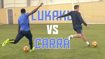 Romelu Lukaku vs Jamie Carragher! | Striker Masterclass