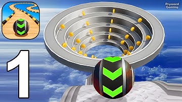 Ball Game 3D - Sky Rolling Ball - Gameplay Walkthrough Part 1 Level 1-20 (iOS,Android)
