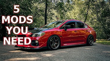 Top 5 WRX Performance Mods