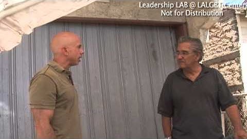 Dave and a Voter in 2009