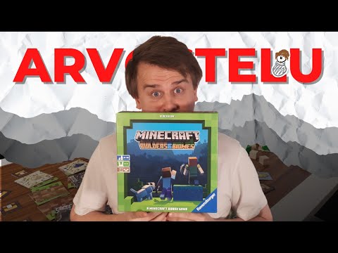 Yllättävän toimiva Minecraft lautapeli! | ANTON VS MINECRAFT: BUILDERS & BIOMES