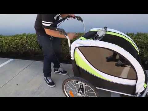 2 in 1 bicycle trailer & jogger