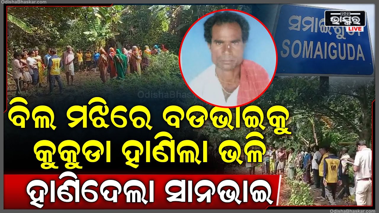 ସମ୍ପର୍କରେ ଲାଗିଲା ରକ୍ତର ଛିଟା, ବିଲ ମଝିରେ ବଡ ଭାଇ ବେକକୁ କୁକୁଡ଼ା ହାଣିଲା ପରି ହାଣିଦେଲା ସାନଭାଇ