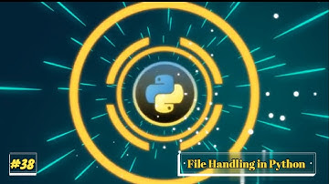 38 File Handling part 1 in Python using jupyter notebook by Atif Masih