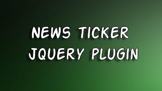 Simple News Ticker using JQuery Plugin screenshot 5