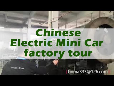 BOMA EV (Factory tour Metal parts welding) electric mini car e King Queen Prince EEC