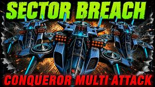 War Commander: Sector Breach Conqueror Bases - Multi Attack