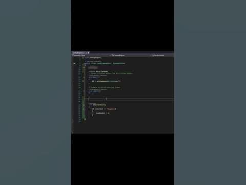Visual Studio: C# Regions #shorts - YouTube