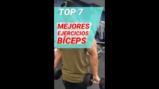 💪 LOS 7 MEJORES EJERCICIOS DE BÍCEPS #gimnasio #biceps #ejercicios