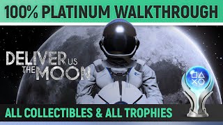 Deliver Us The Moon - Full 100% Walkthrough - All 62 Collectibles and All Trophies 🏆