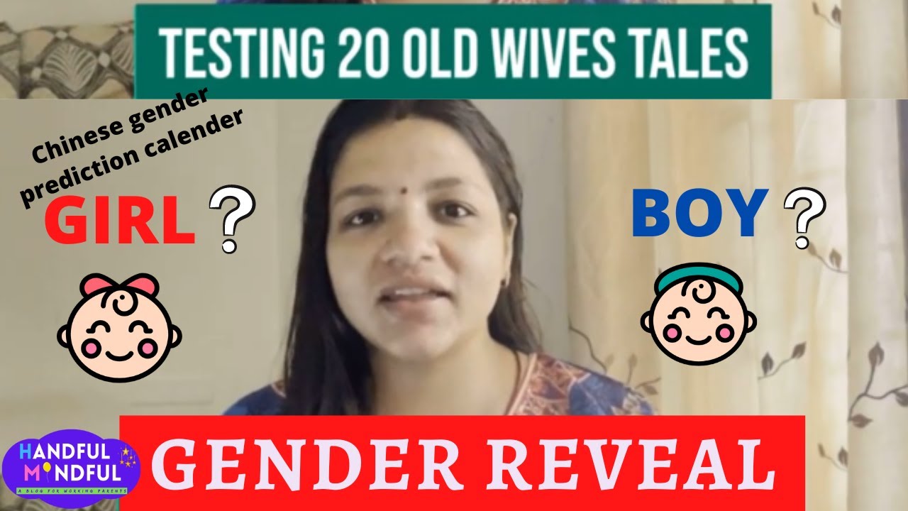 Testing Old Wives tales Gender prediction and Chinese gender prediction calendar + Gender Reveal image