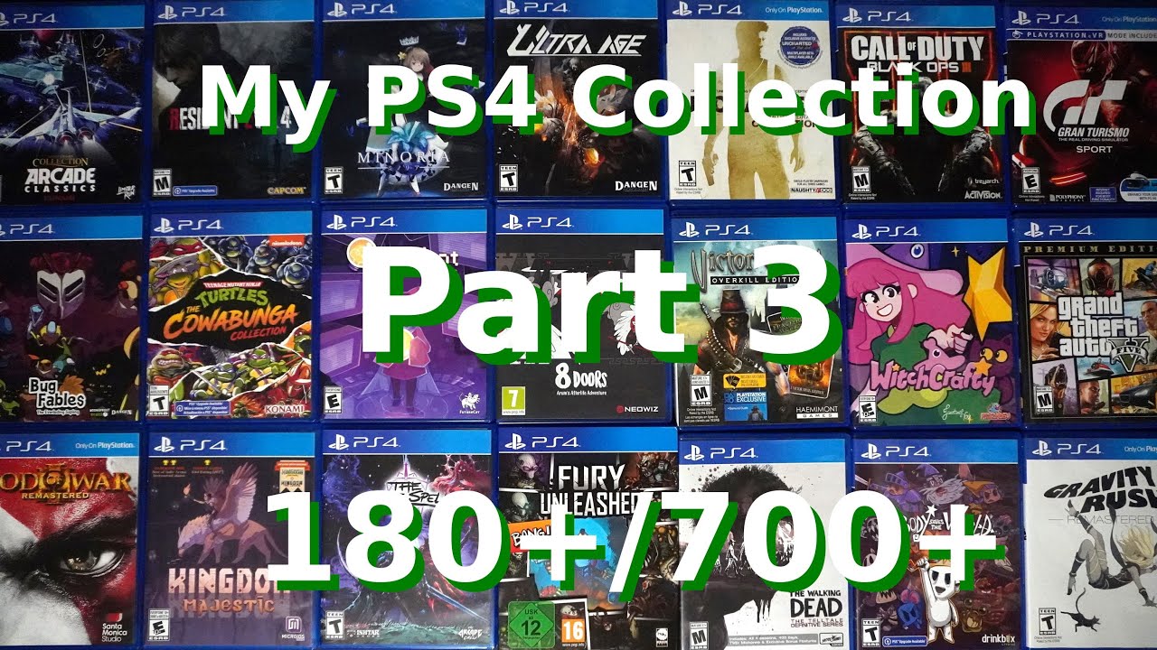 My PS4 Collection of 700+ Games [PART: 3] (N-GameArts) - YouTube