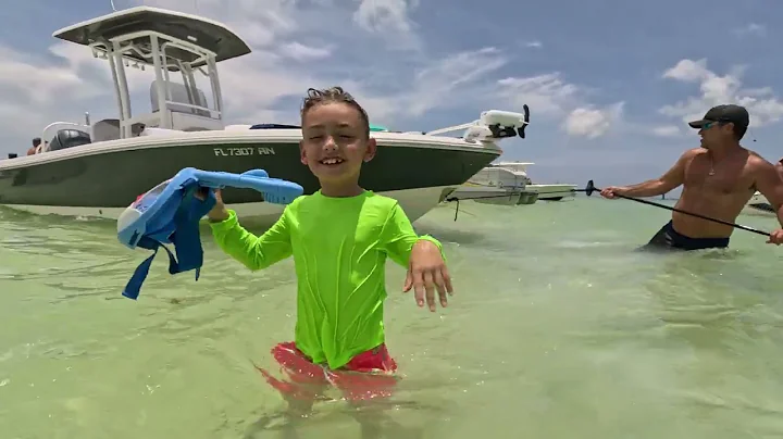 Florida Keys - Islamorada Sandbar boat day with kids