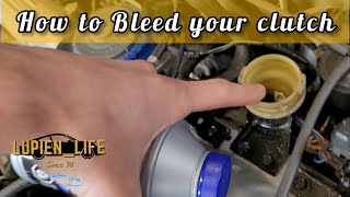 How to bleed your clutch (Honda)