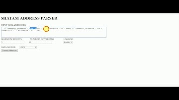 Shatam Address Parser - USA Address Corrector