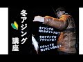 【初心者必見】冬アジングの釣れるポイント選び、アクション、ジグヘッドの重さ選びのコツとは？