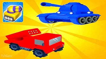 Tanks Merge game - gameplay all level IOS,Android Mobile Games