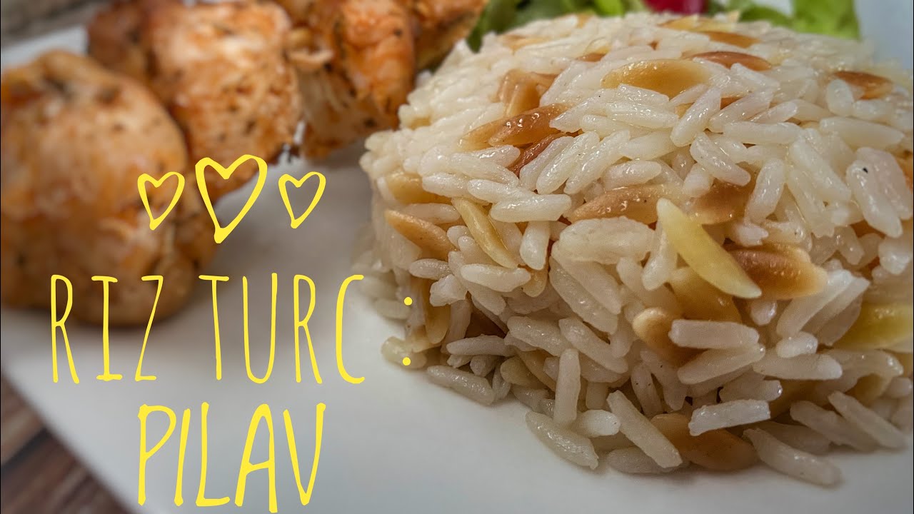 🍎❤️ RECETTE TURQUE SALÉE : COMMENT FAIRE DU RIZ TURC / PILAV - C'EST SUPER SIMPLE